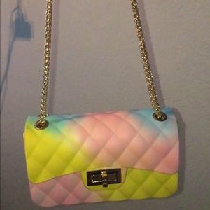 Small Jelly Two way Chain purse